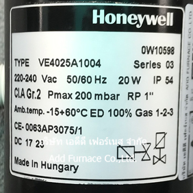 Honeywell VE4025A1004